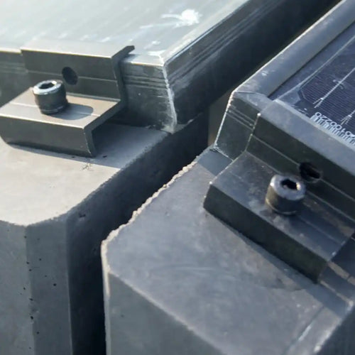 WATTSTONE 15° - PV-Aufständerung aus Feinbeton ohne Zubehör