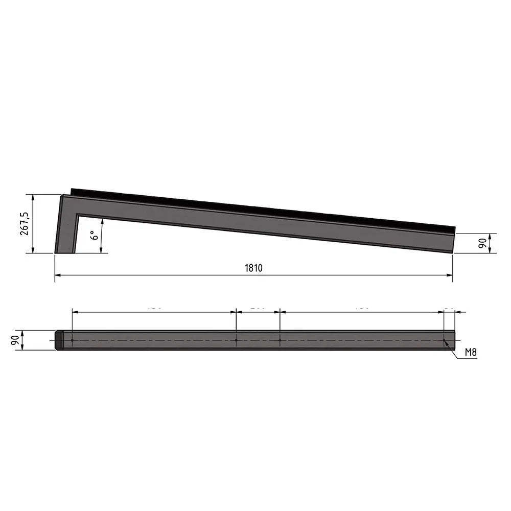PV-Aufständerung WATTSTONE 6° aus Feinbeton ohne Zubehör, WATTSTONE b2b