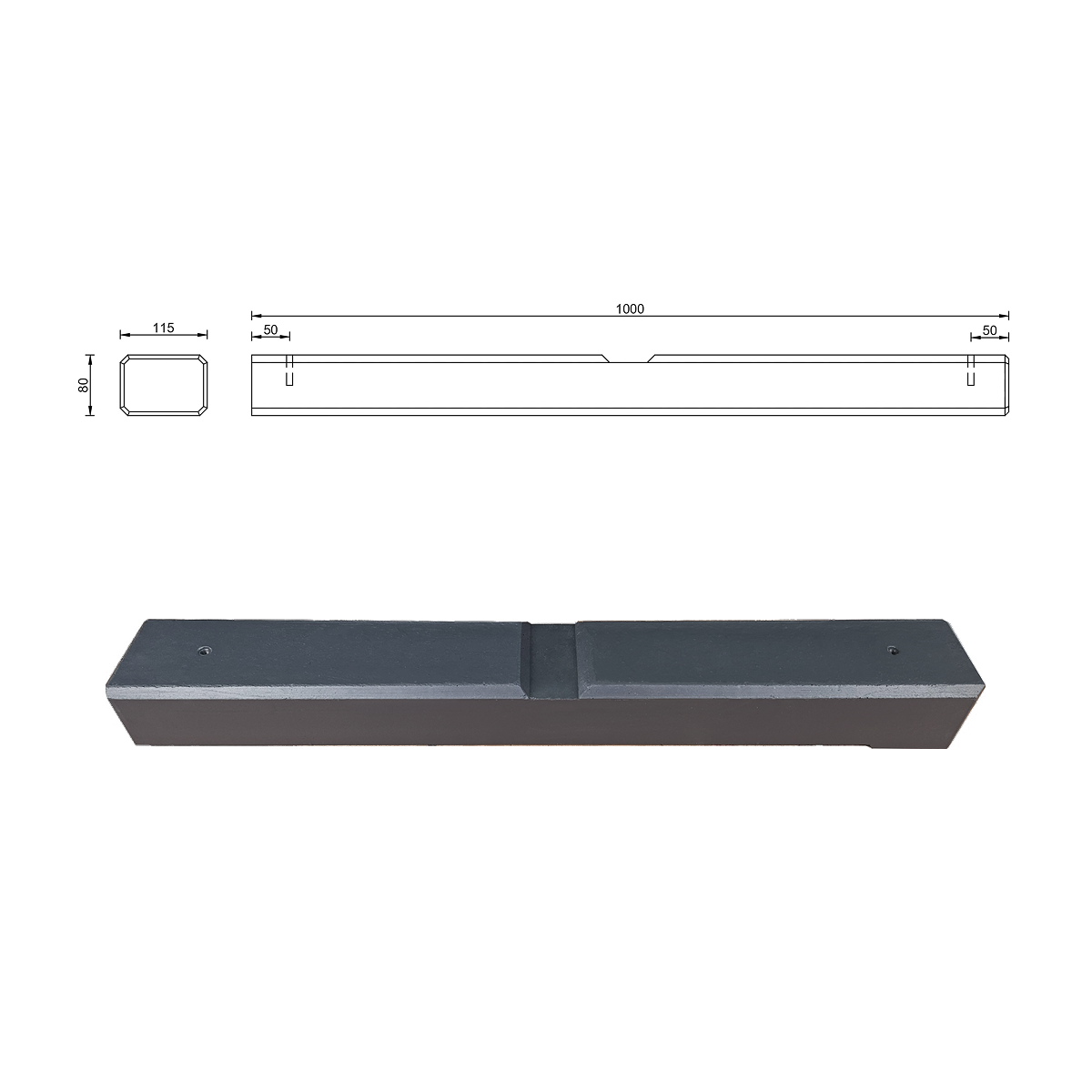 Wattstone 0 Degree PV Mounting from Fine Concrete