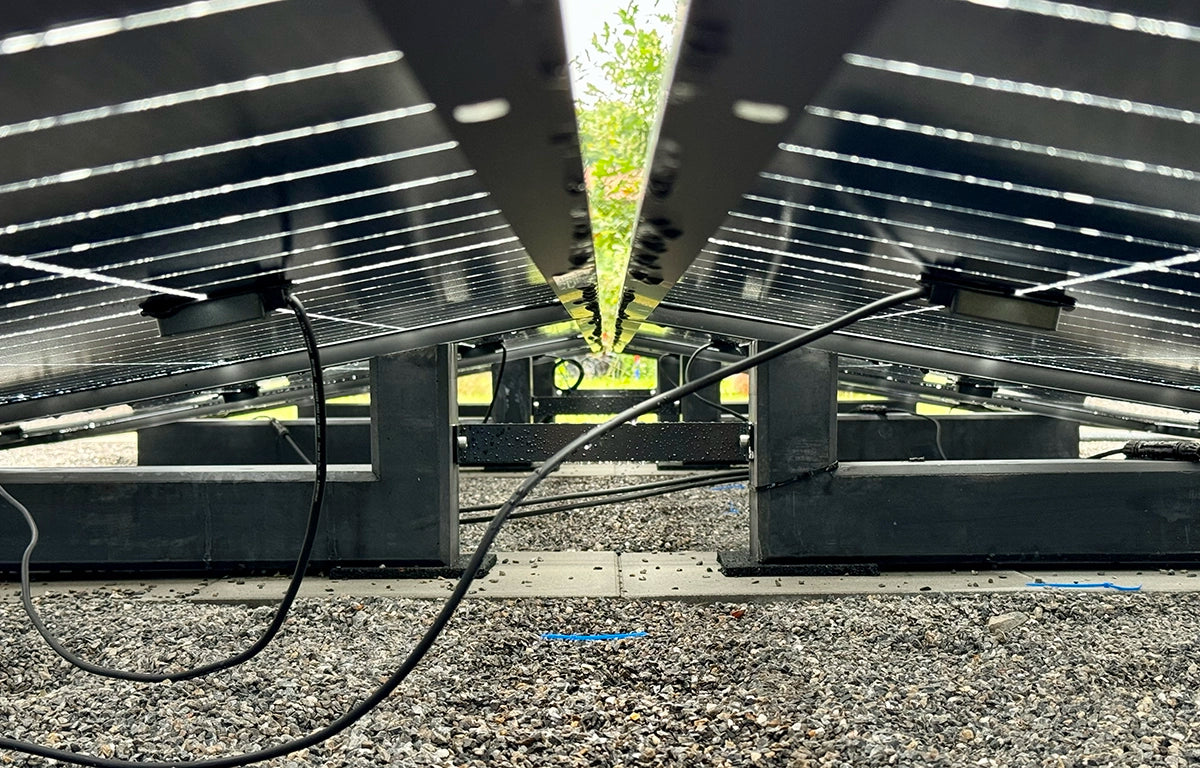 PV-opstelling WATTSTONE 10° van fijnbeton zonder accessoires