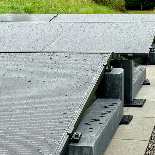 PV-opstelling WATTSTONE 10° van fijnbeton zonder accessoires