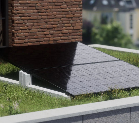 Gründach PV-Aufständerung WATTSTONE 10° XL aus Feinbeton ohne Zubehör (Copy)