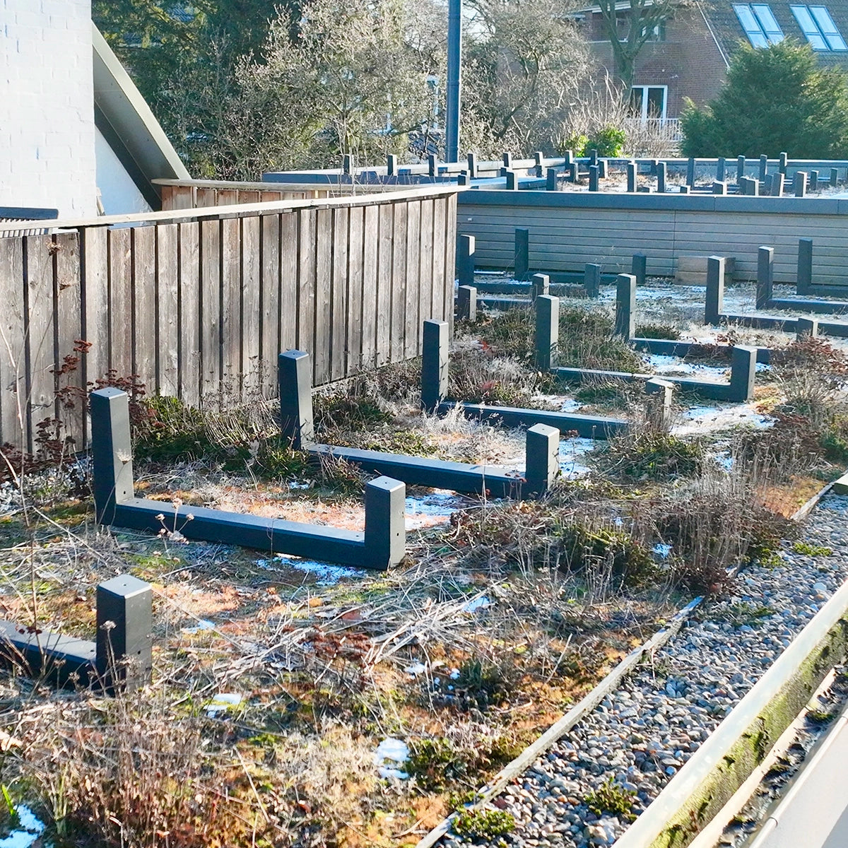 WATTSTONE 10° XL - Gründach PV-Aufständerung aus Feinbeton ohne Zubehör