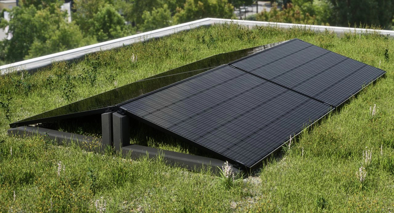 WATTSTONE 15° - PV-Aufständerung aus Feinbeton ohne Zubehör