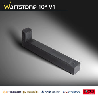 PV-Aufständerung WATTSTONE 10°V1 aus Feinbeton ohne Zubehör