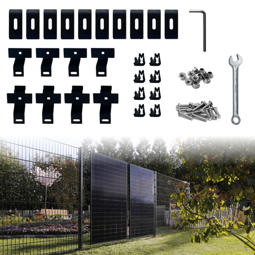 FencePV assembly package M2B for 2 PV modules
