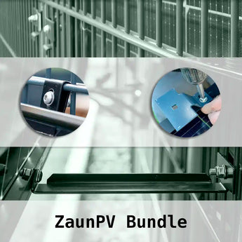 Messe-Bundle ZaunPV Montagepaket flach und angewinkelt, WATTSTONE b2b