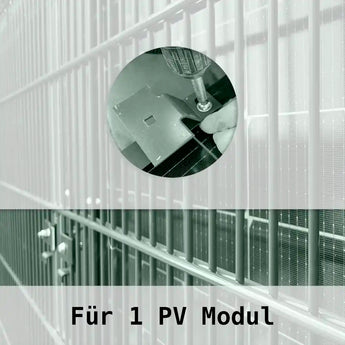 Messe-Bundle ZaunPV Montagepaket flach und angewinkelt, WATTSTONE b2b