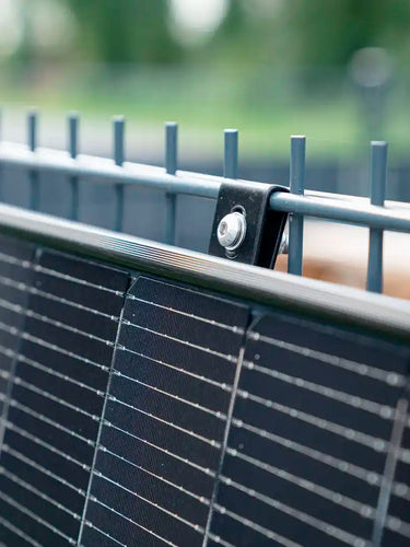 ZaunPV Montagepaket Angewinkelt M3B für 2 PV-Module, WATTSTONE b2b