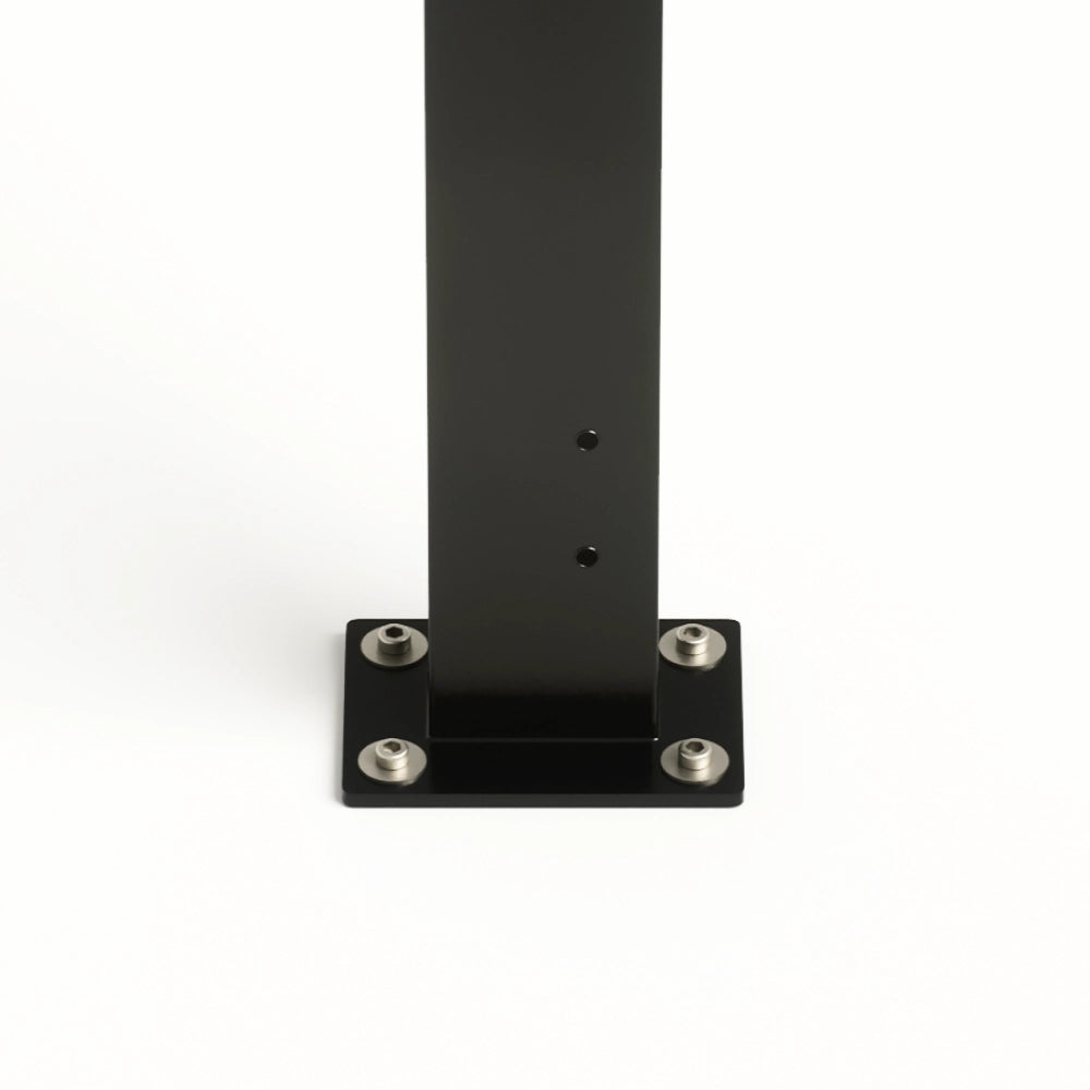 ZaunPV Black Steel - Grundset für 4 PV-Module