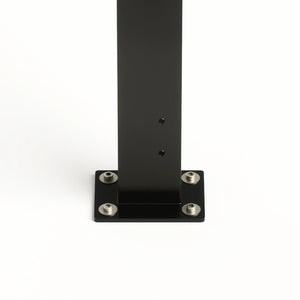ZaunPV Blacksteel 2m - Starterset für 4 PV-Module