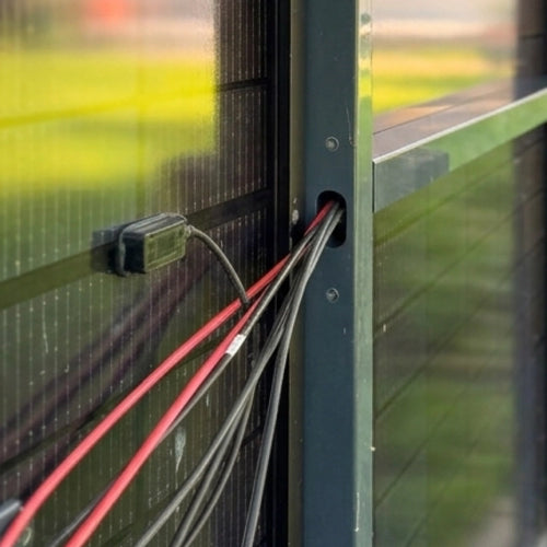ZaunPV Black Steel - Grundset für 4 PV-Module