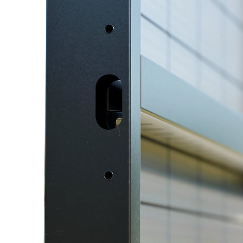 ZaunPV Black Steel - Grundset für 4 PV-Module