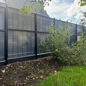 ZaunPV Blacksteel 2m - Starterset für 4 PV-Module