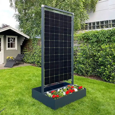 Solarblumenkasten Matilda 370Wp Sichtschutz Bifazial, WATTSTONE b2b
